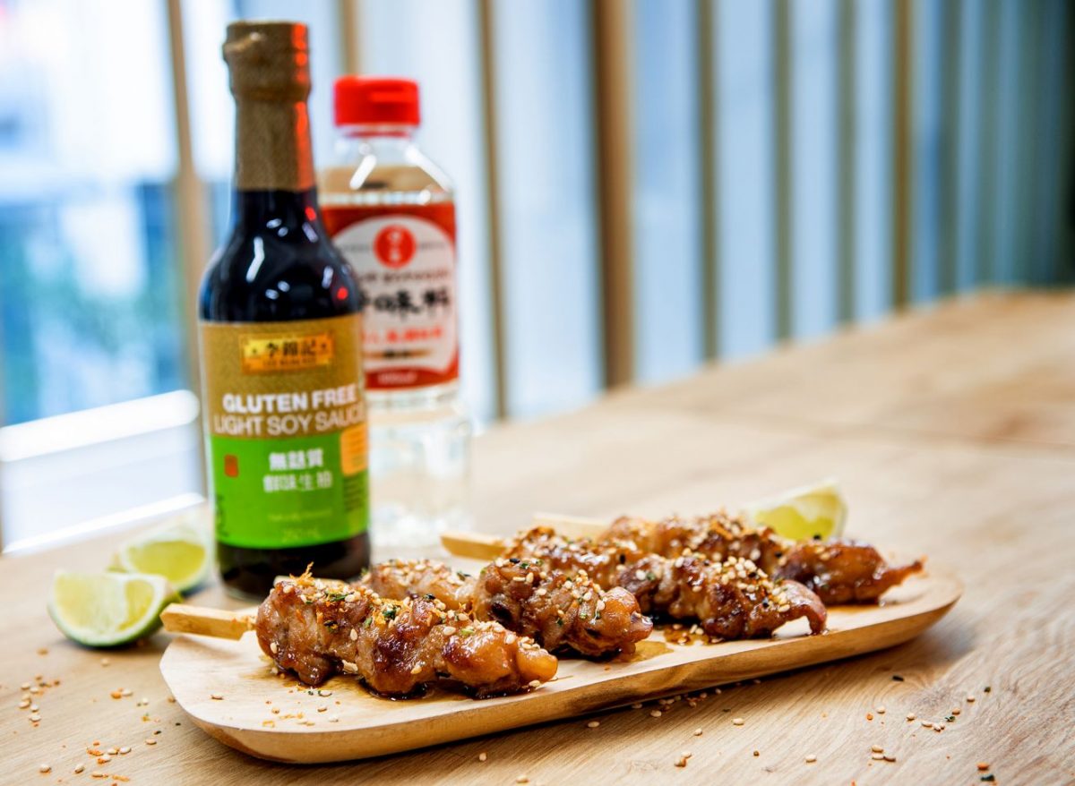 Chicken Skewers with Sesame Citrus Sprinkle Learn to Wok